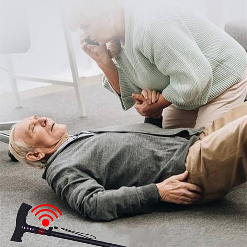 SmartCane™ – Canne intelligente avec alarme d’urgence automatique [50 % de réduction]