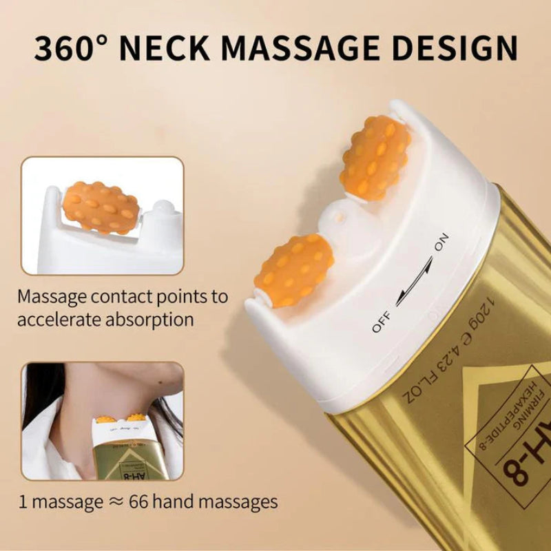 Sérum Raffermissant pour le Cou avec Roller Massant 360° et Céramides