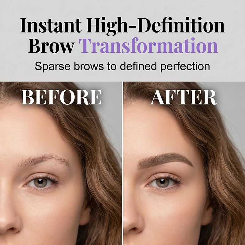 Poudre à Sourcils Waterproof Longue Tenue – Fini Naturel