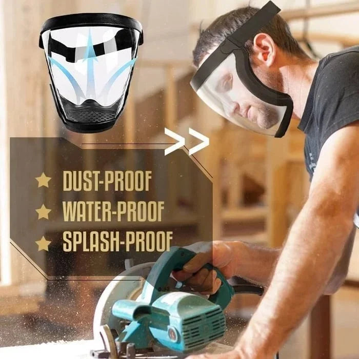 Visière de Protection Faciale Anti-Buée pour Travaux et Bricolage