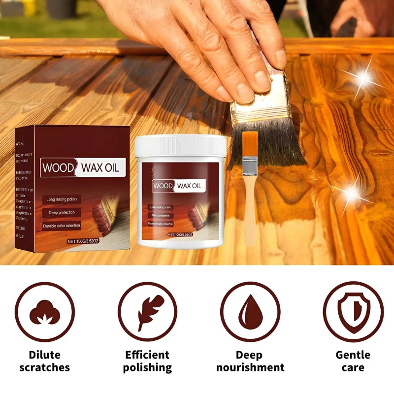 WoodWax™ – Protège votre bois et apporte une brillance éclatante et durable [1 + 1 Gratuit]