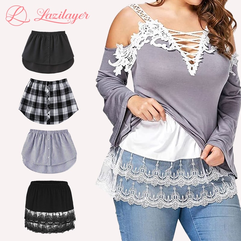 LaziLayer™ – Extenseur de chemise pour des looks polyvalents [50 % de réduction]