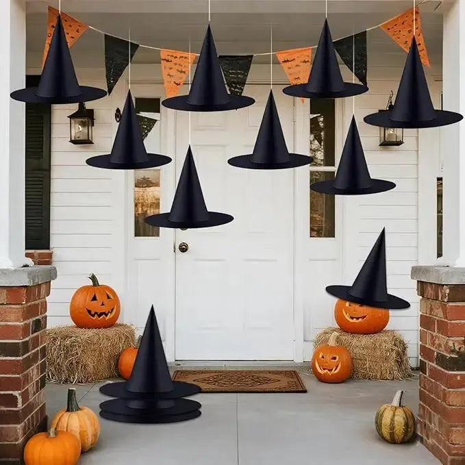Hexenhüte™ – Ambiance effrayante inoubliable pour Halloween et fêtes [6 + 6 Gratuit]