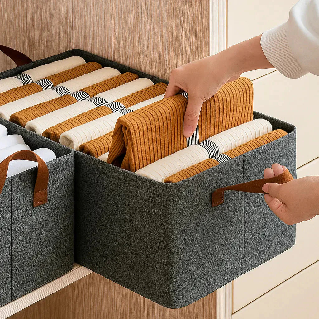 FoldBox™ – Armoire textile pliable pour rangement et gain de place [50 % de réduction]