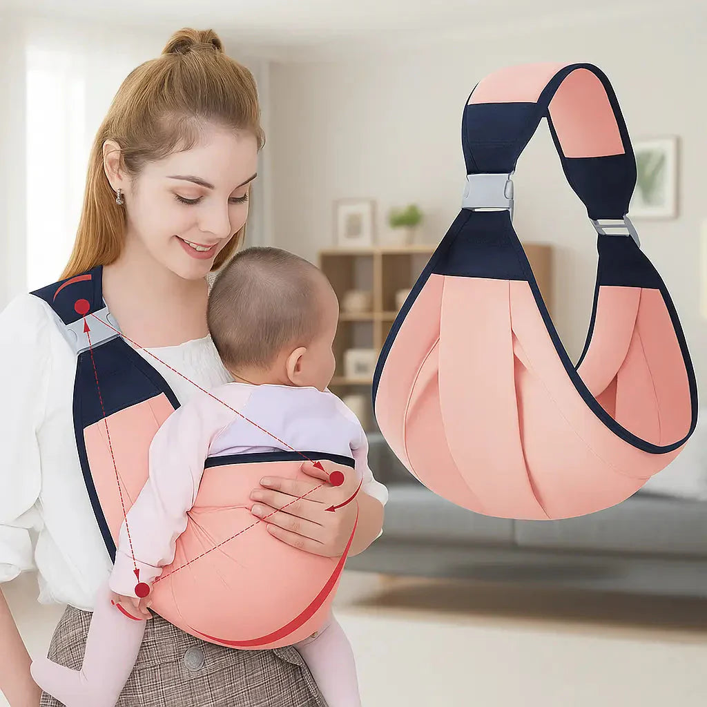 BabyTrage™ – Soutient la Nuque de Bébé et Favorise une Posture Saine [50% de Réduction]