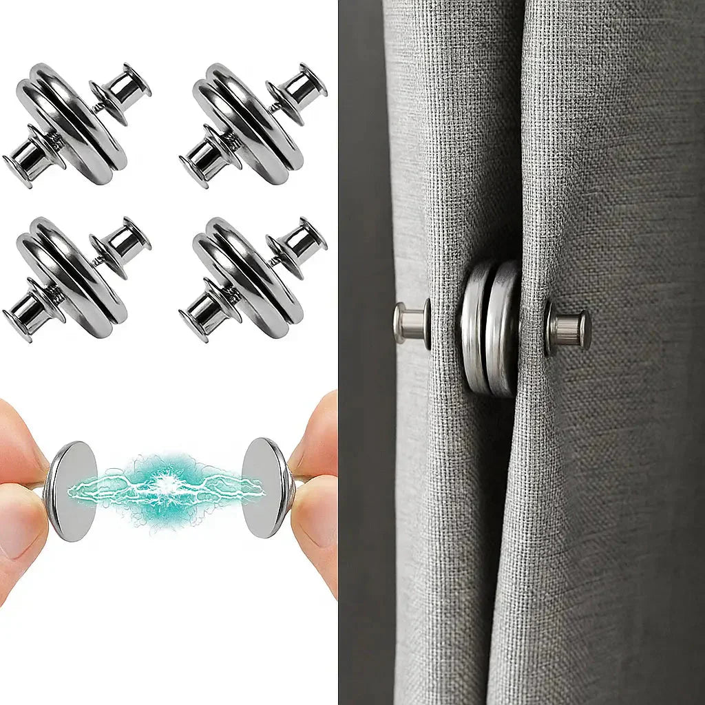 MagClip™ – Clips Opaques en Alliage Résistant [2 + 2 Gratuits]