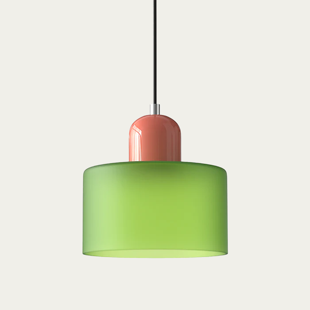 Petite suspension en verre – luminaire élégant pour intérieurs