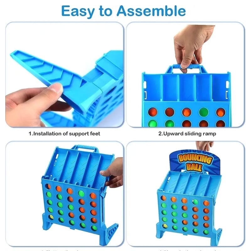 Jeu de Rebond Connect 4 – Réflexes et Concentration pour Toute la Famille