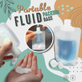 Trousse de Maquillage de Voyage Compacte et Transparente en PVC