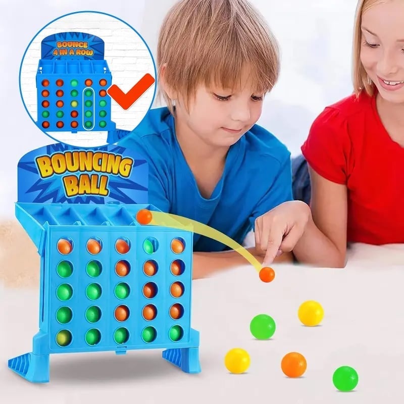 Jeu de Rebond Connect 4 – Réflexes et Concentration pour Toute la Famille