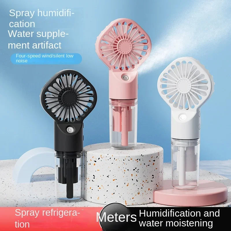 Mini Ventilateur Portable Brumisateur USB Rechargeable