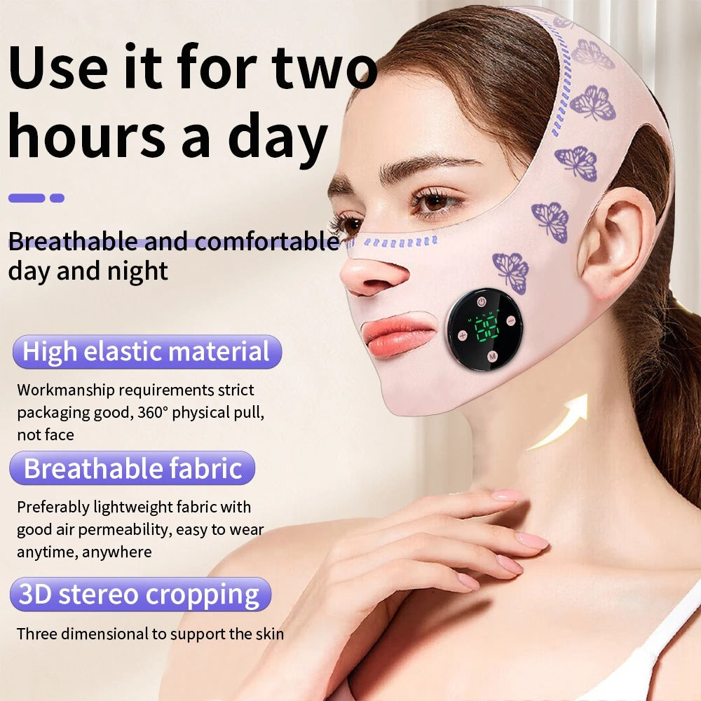 Appareil EMS Contour Visage – Raffermissement et Définition Naturelle