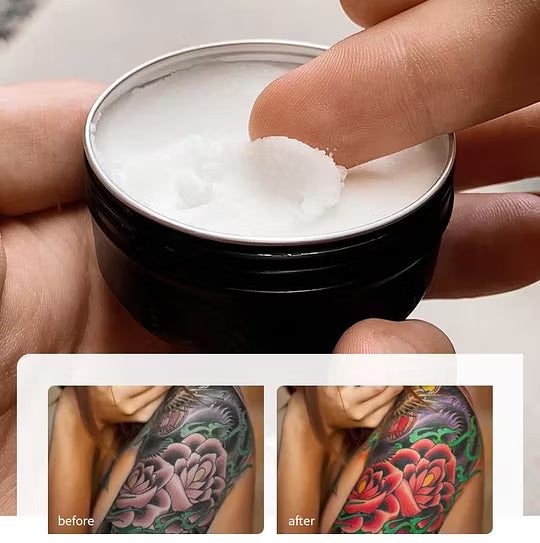Baume Nourrissant pour Tatouage – Soin Hydratant Brillance et Éclat