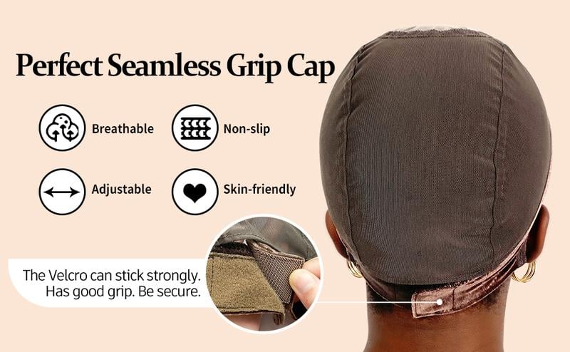 Bonnet Grip pour Lace Front – Maintien Invisible, Respirant & Réutilisable