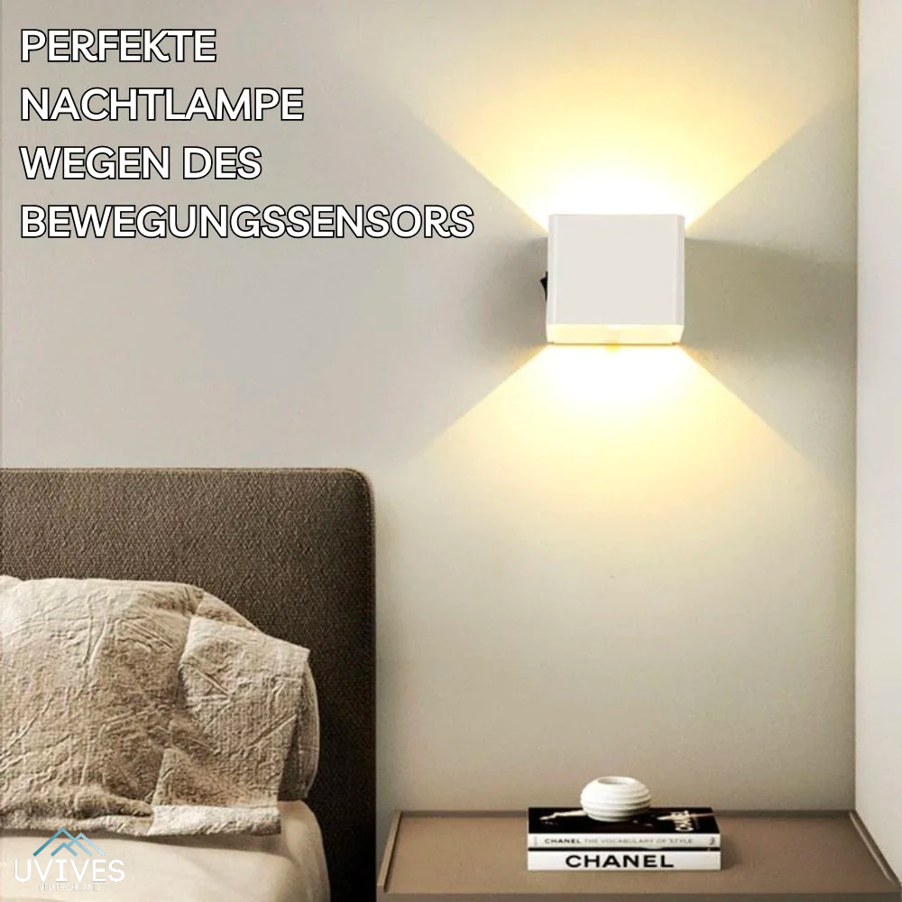 Applique Murale LED Sans Fil avec Capteur de Mouvement