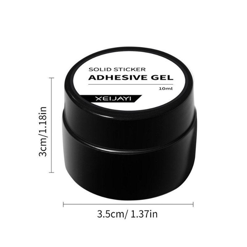 Gel Adhésif pour Ongles Press-On – Durcissement UV/LED Rapide