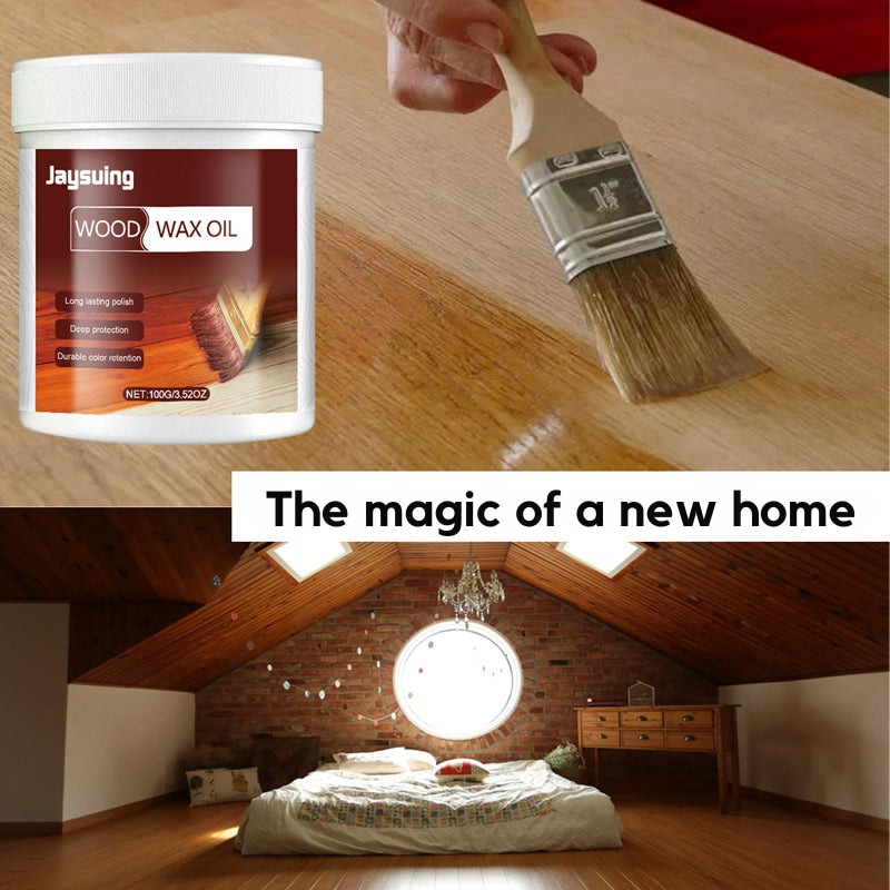 Huile-Cire d'Entretien pour Parquet et Surfaces en Bois Naturel