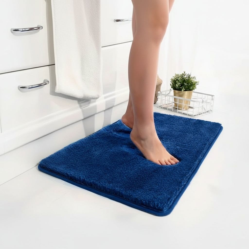 Tapis de bain doux antidérapant, épaissi et hautement absorbant