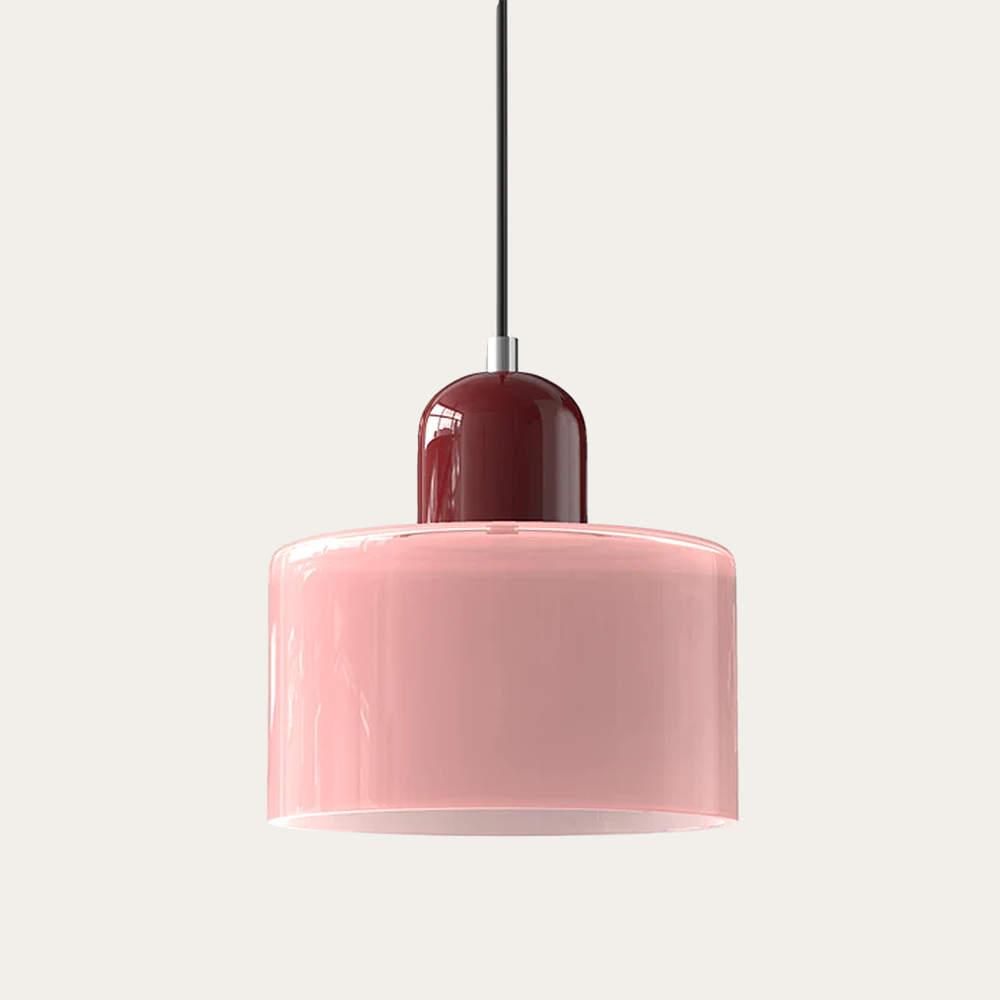 Petite suspension en verre – luminaire élégant pour intérieurs