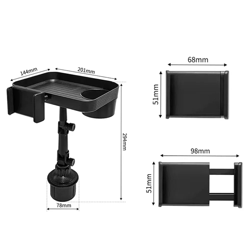 Support Téléphone Voiture pour Porte-Gobelet – Rotation 360° Sans Outils