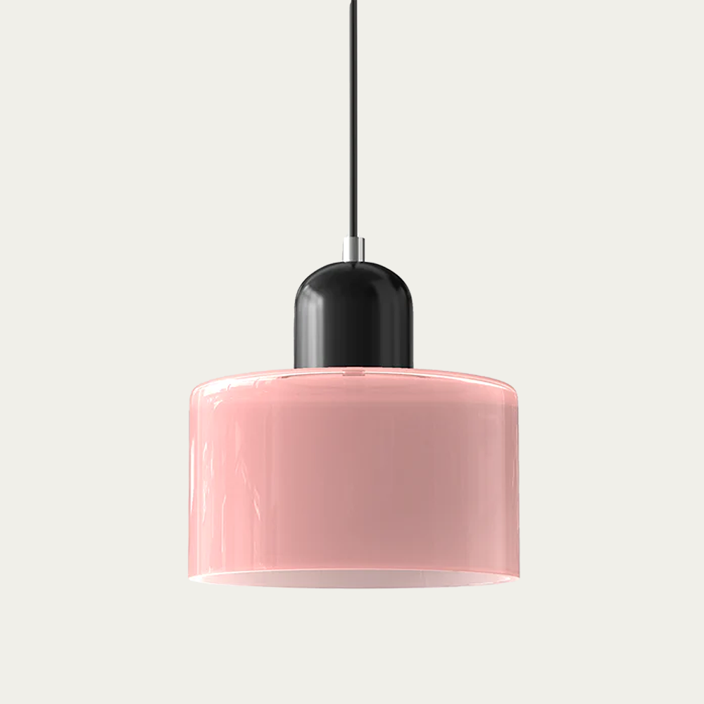Petite suspension en verre – luminaire élégant pour intérieurs