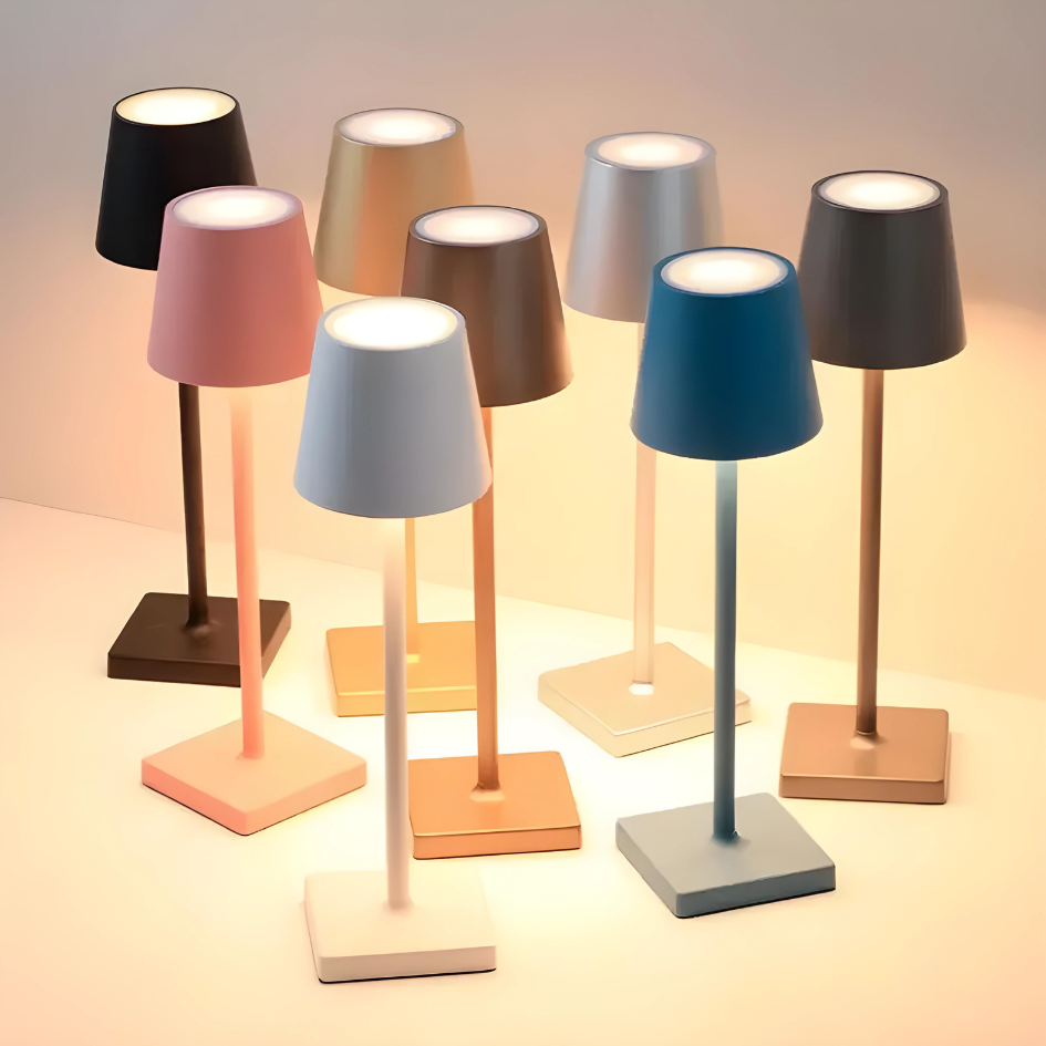 Lampe de table LED sans fil dimmable – design scandinave