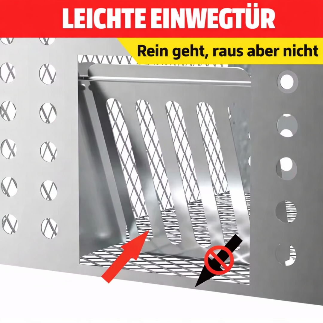 Piège à souris automatique en acier galvanisé – Capture multiple sans poison