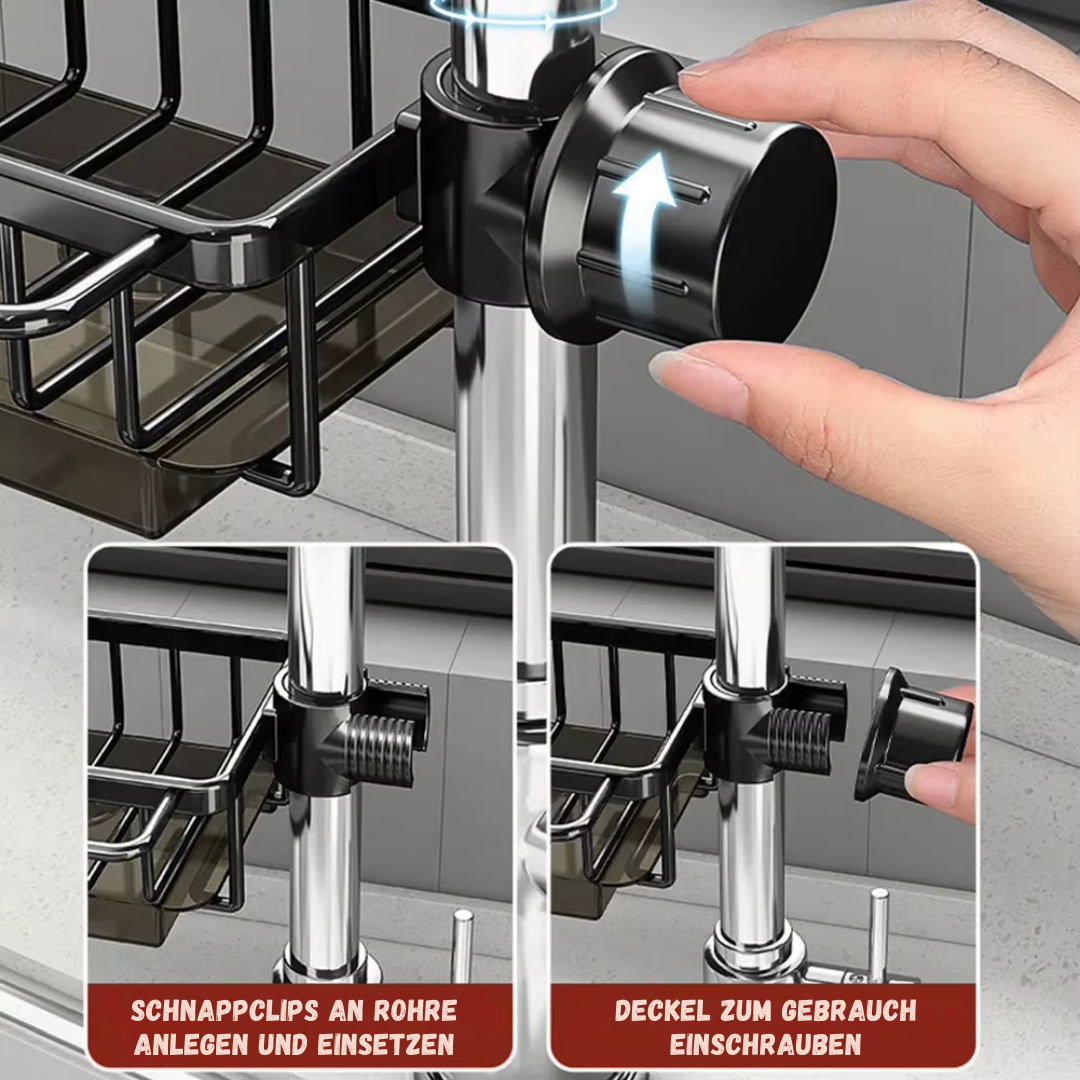 TidyTap™ – Organisateur pour robinet de cuisine [50 % de réduction]