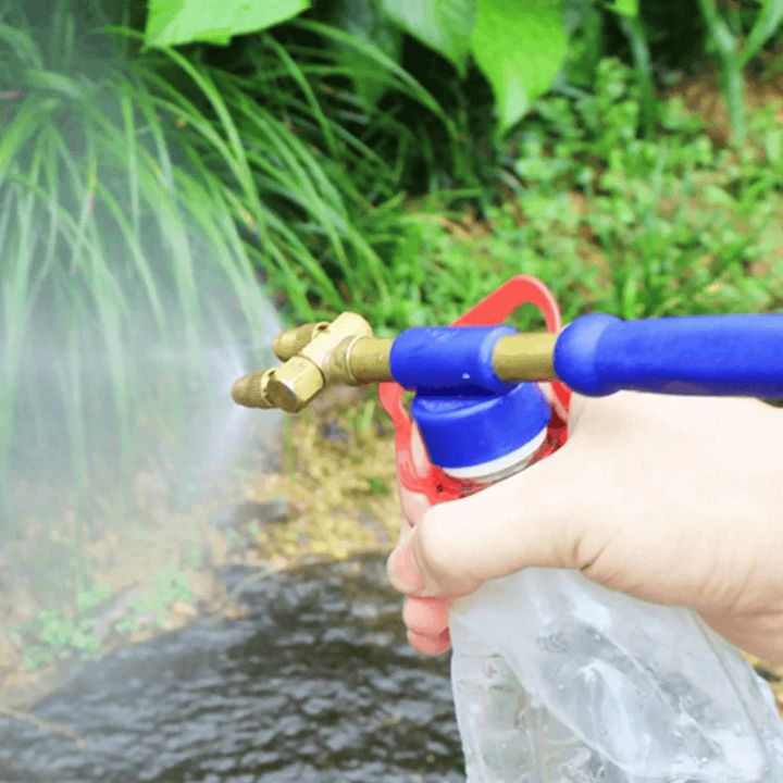 Pulvérisateur en laiton réglable pour bouteille PET – Jardin & maison