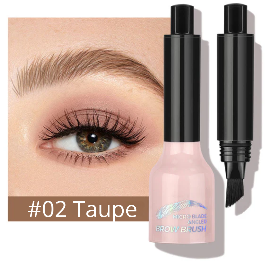 Crayon Gel pour Sourcils avec Pinceau Angulaire – Définition Précise et Longue