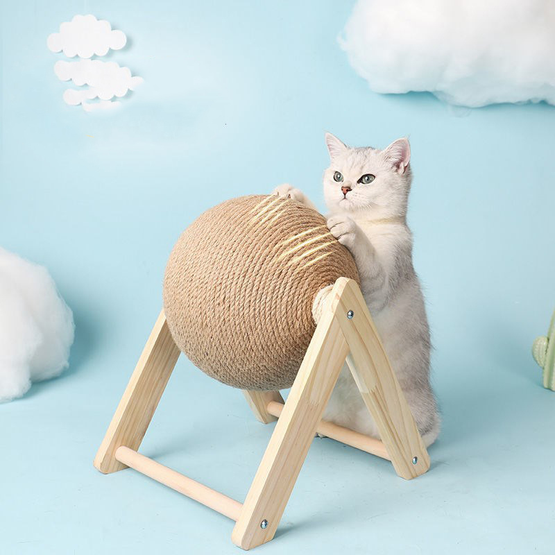 ClawSphere™ – Balle à gratter rotative pour chats, jeu et fitness [50 % de réduction]