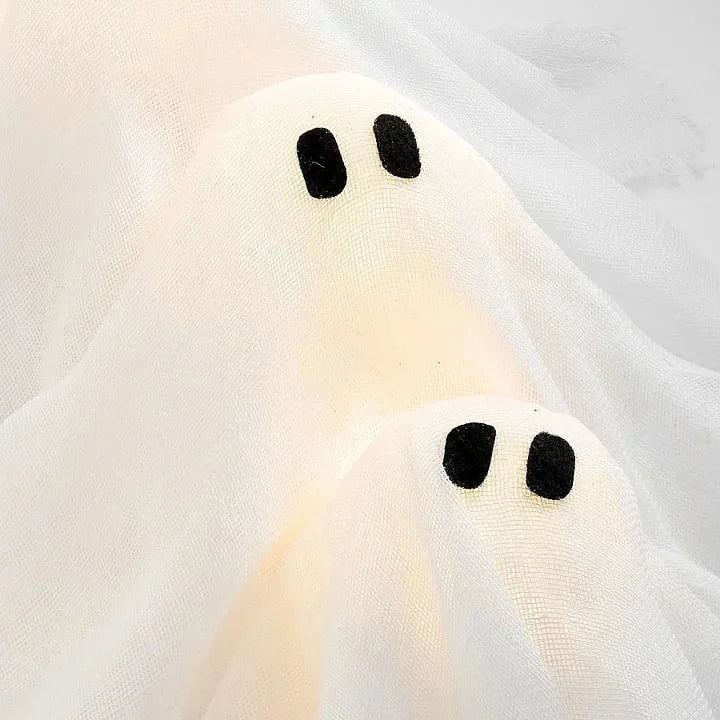 GhostsWreath™ – Décoration d’Halloween effrayante pour portes et murs [50 % de réduction]