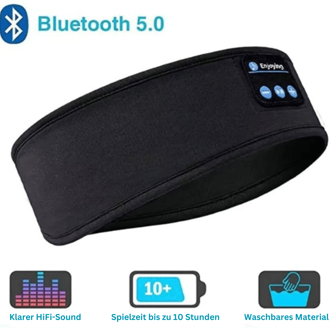 SleepTune™ – Masque de sommeil Bluetooth pour un repos détendu et réparateur [1 + 1 Gratuit]