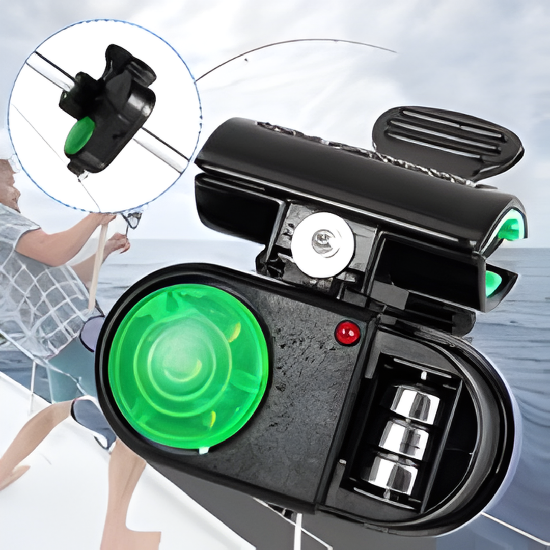 Alarme de Pêche avec Signal LED et Sonore pour Canne à Pêche