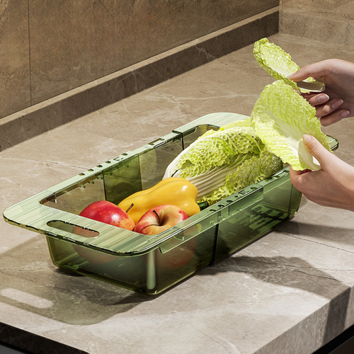 Égouttoir Rétractable pour Évier – Panier de Cuisine Gain de Place