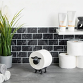 Porte-rouleau Décoratif en Résine ABS – Design Mouton Fantaisie