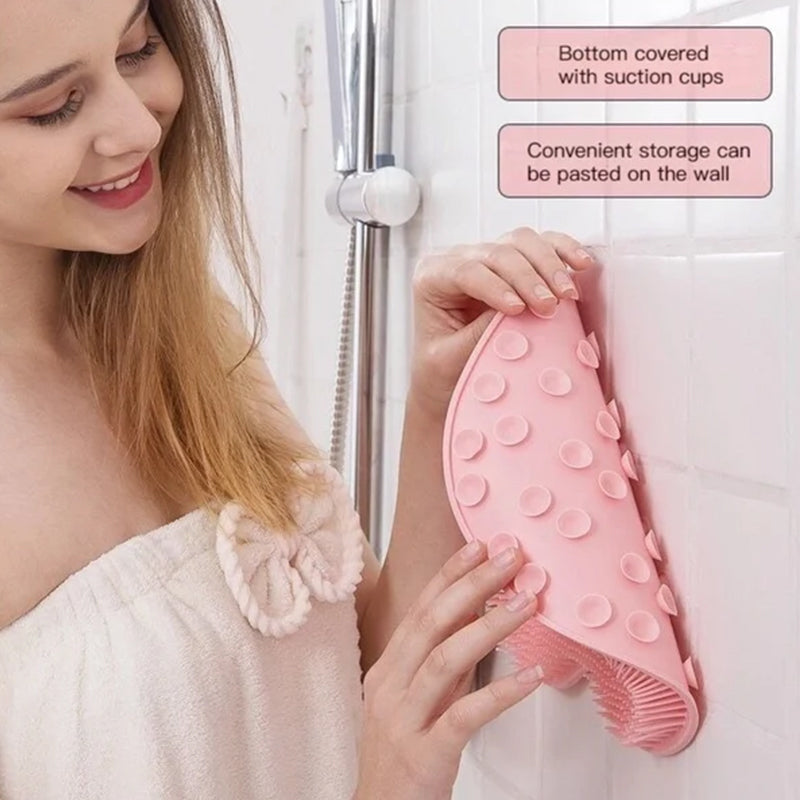 Tapis de Massage pour Pieds en Silicone avec 500+ Poils et Ventouses pour la