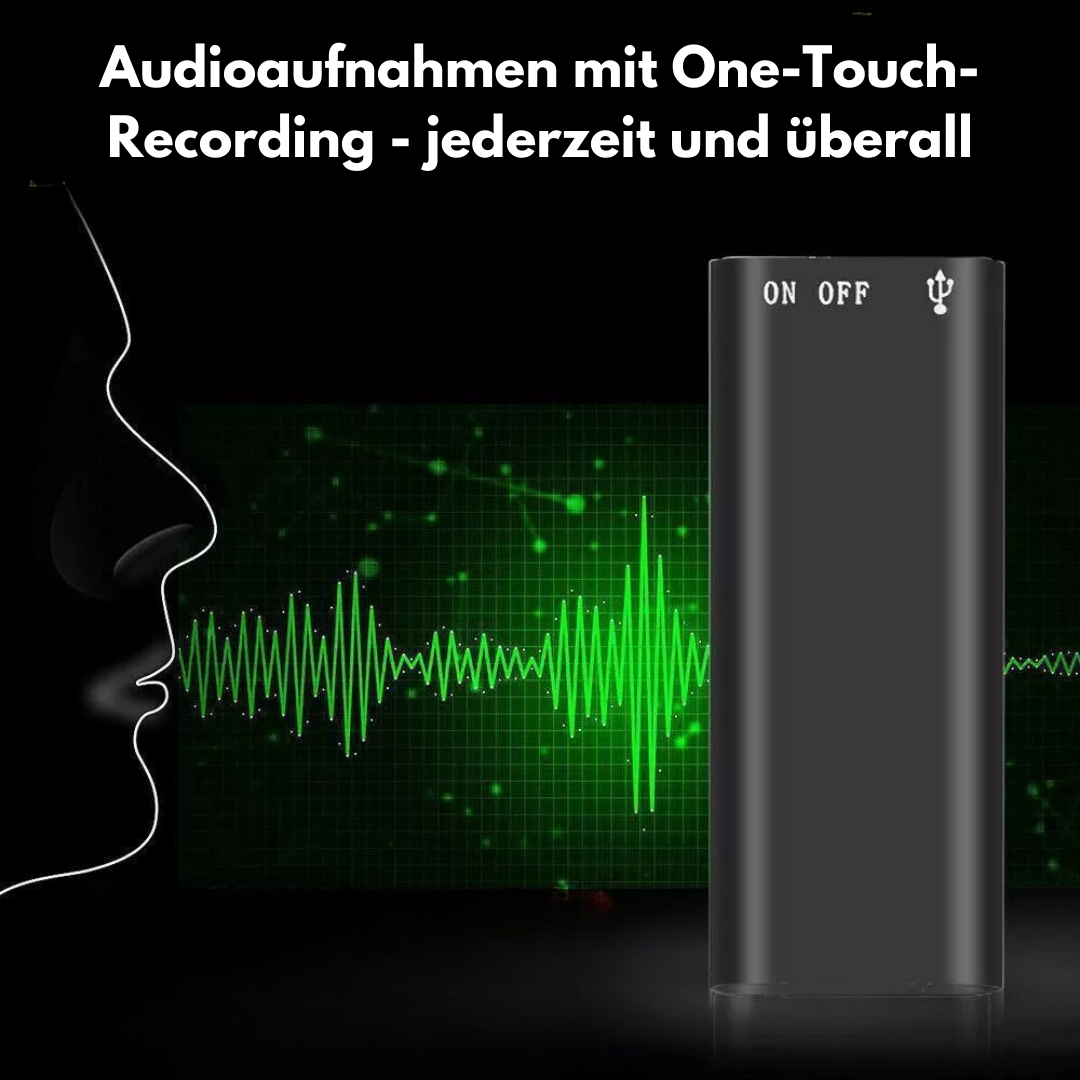 Stealth™ – Enregistreur vocal espion pour enregistrements audio discrets [50 % de réduction]