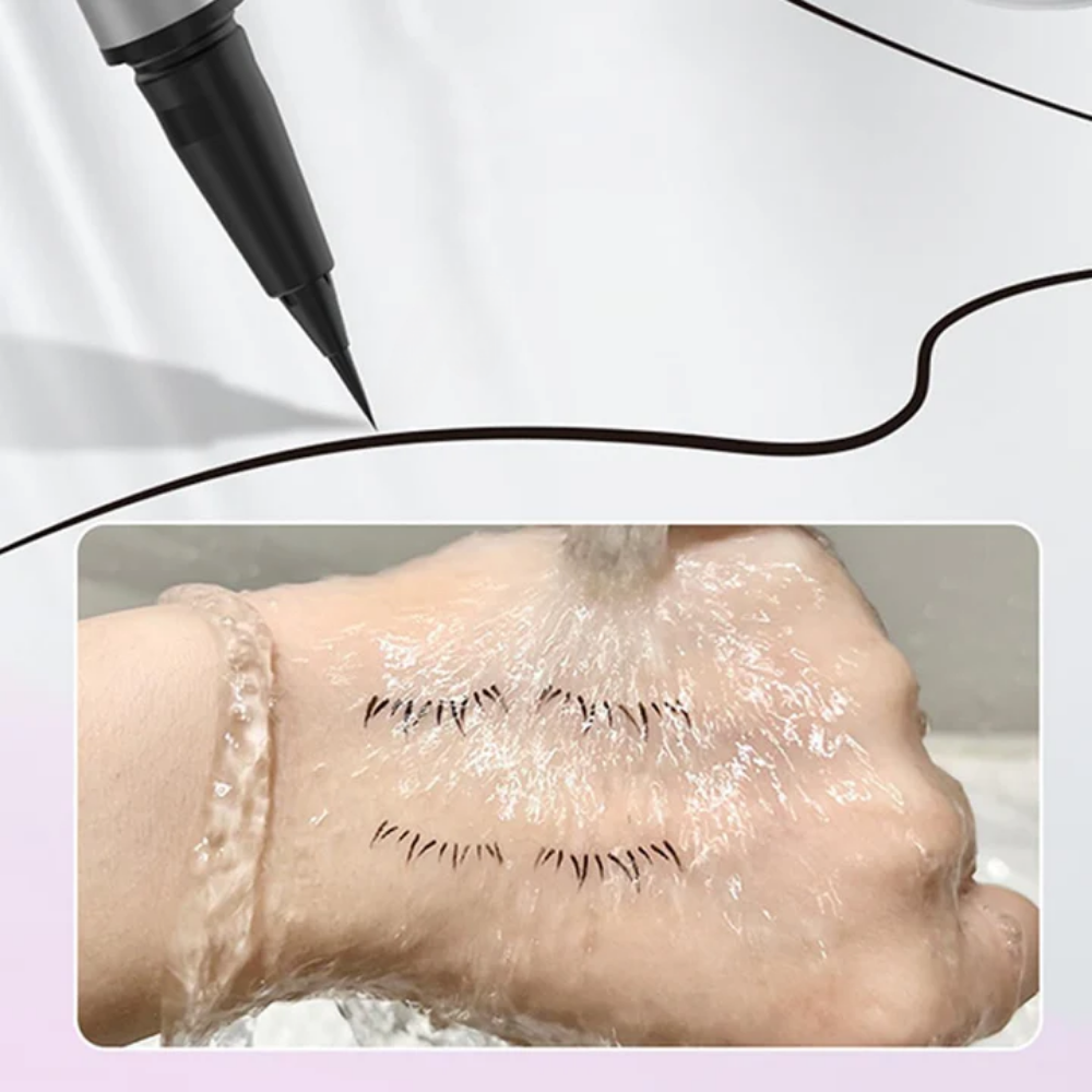 Tampon Eyeliner 2-en-1 pour Ligne de Cils Parfaite