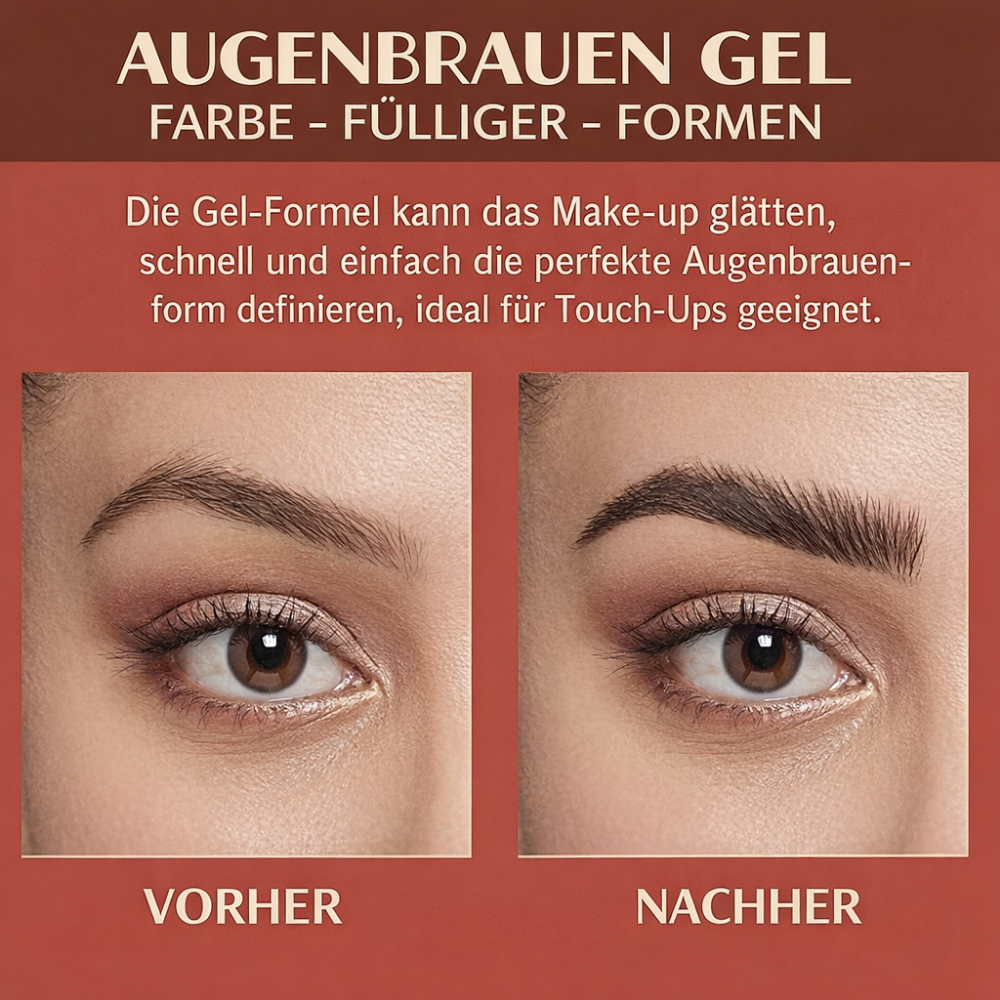 Crème Liner Sourcils avec Pinceau pour Sourcils Plus Fournis et Naturels
