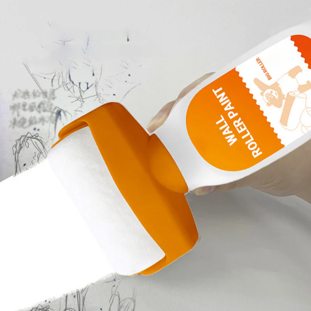 Rouleau de Peinture Murale Blanche avec Réservoir Intégré