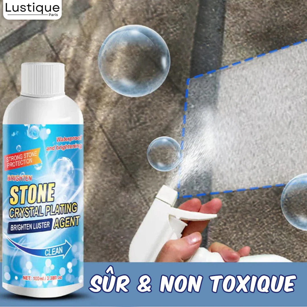 CrystalPlate™ – Nettoyant pour taches sur pierre pour une propreté sans effort [1 + 1 Gratuit]