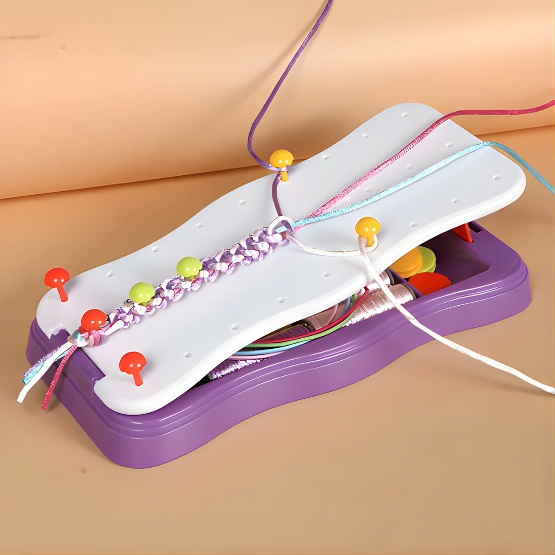 Kit de Tressage DIY pour Bracelets Enfants – Loisirs Créatifs