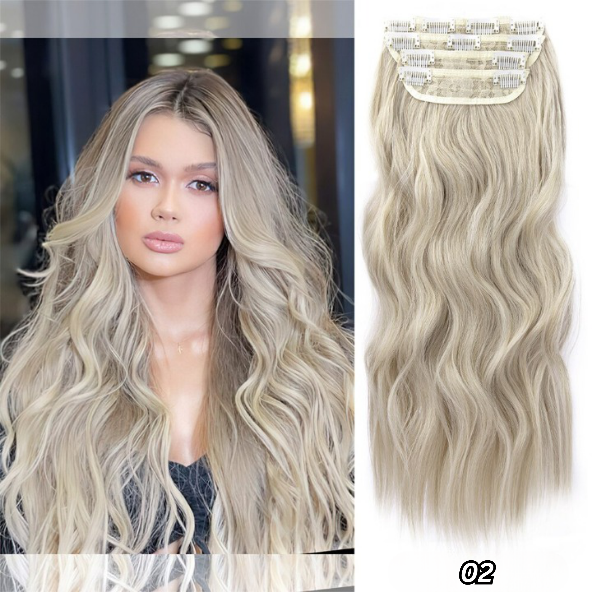 Extensions à Clip pour Cheveux – Volume et Longueur Naturels