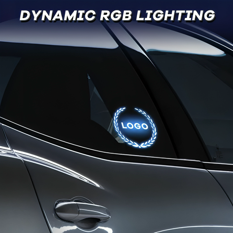 LumiBadge™ – Lumière logo LED pour voiture offrant style et look unique [50 % de réduction]