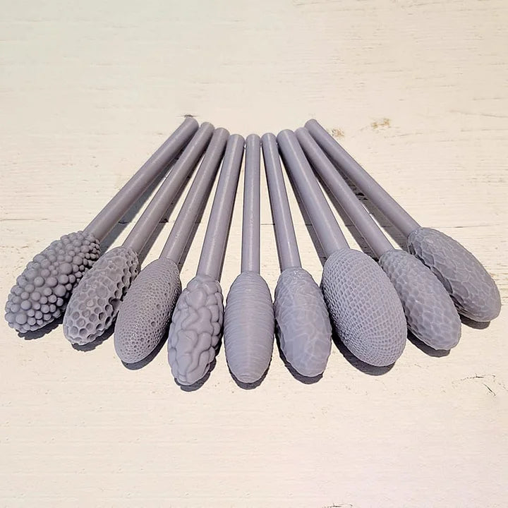 Set d'Outils de Texture pour Argile et Pâte à Modeler – 9 Pièces