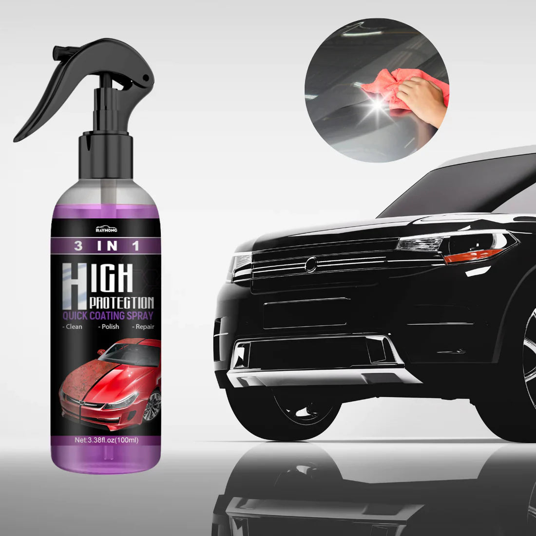 NanoCoat™ Spray de revêtement céramique [1 + 1 Gratuit]