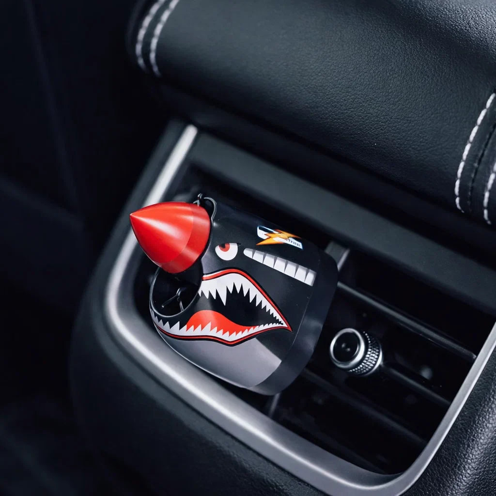 Ornement de Capot Avion avec Hélice Tournante pour Voiture