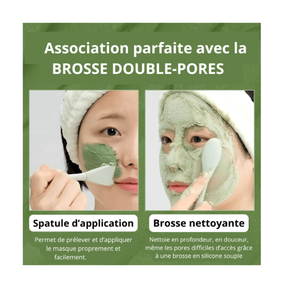 Masque Bulles Nettoyant Visage aux Extraits d'Avoine – Peau Sensible