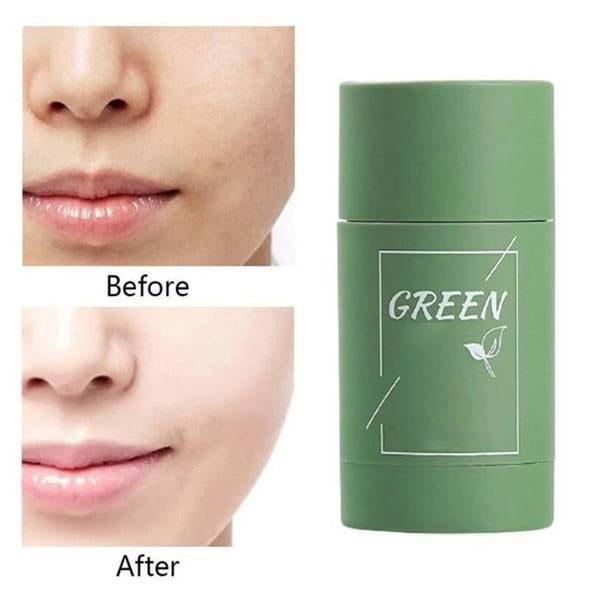 Masque Nettoyant Visage au Thé Vert en Stick pour Pores Purifiés